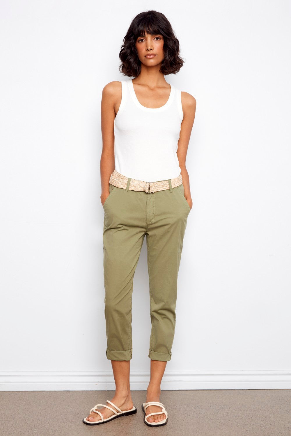 Charlie B Pant C5625R-207C-375 Celadon
