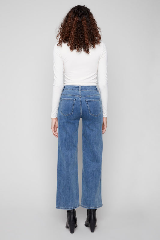 Charlie B Jeans C5630-443C-997 Denim Hearts