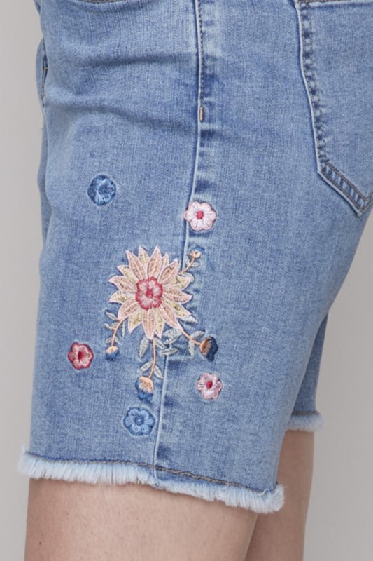 Charlie B Shorts C8060-431A-140 Light-Blue