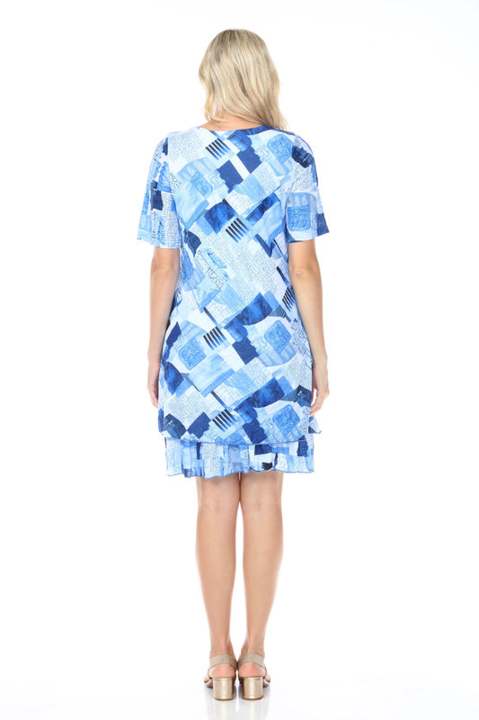 Tango Mango Kleid D9157E-5624 Blau