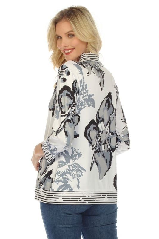 Tango Mango Top T6347-5944 Schwarz/Weiß