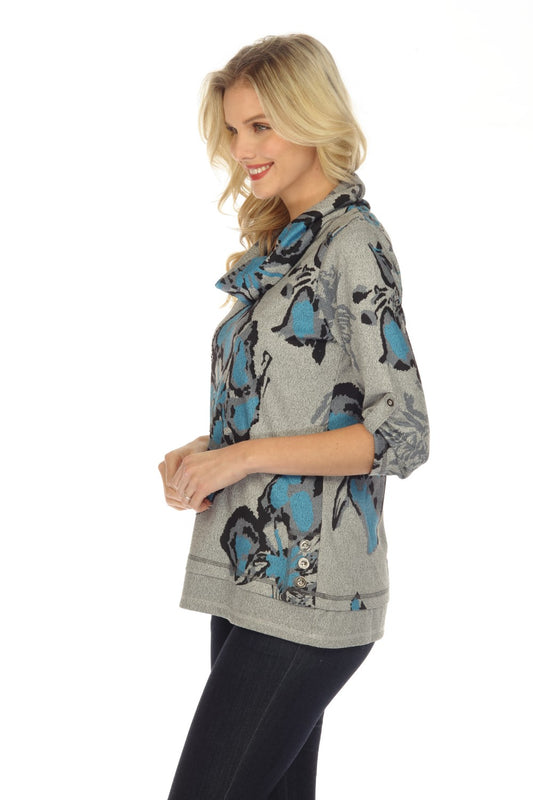 Tango Mango Top T6760-5931 Grau/Multi