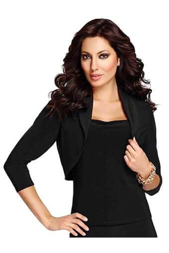 Frank Lyman Bolero 020 Black bmboutique1.myshopify.com