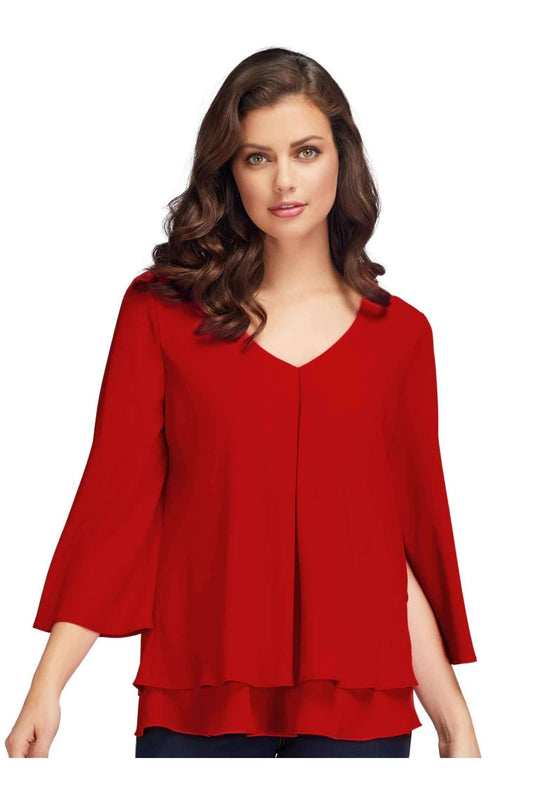 Frank Lyman Top 176335-TOMT Tomato Belle Mia Boutique