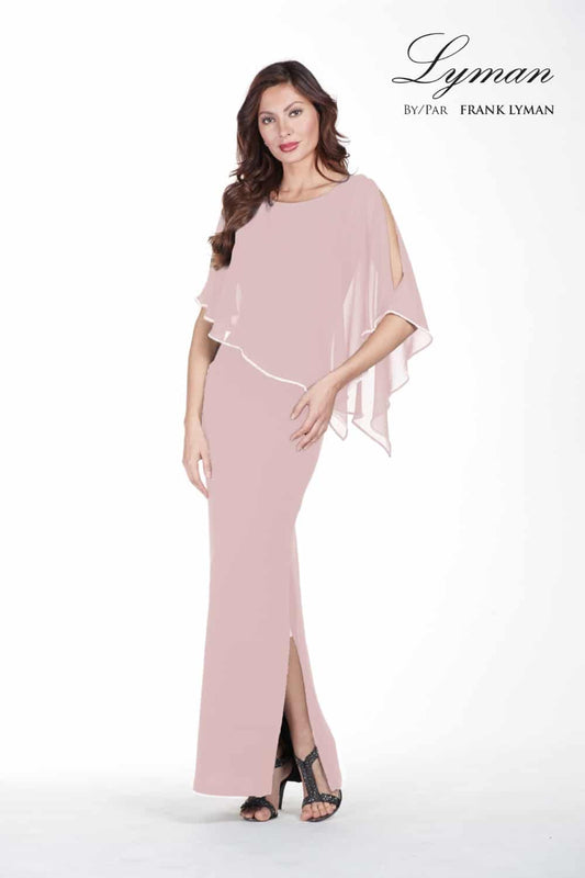 Frank Lyman Dress Style 179257-BLS Blush/Silver Belle Mia Boutique