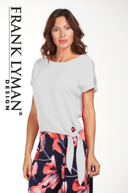 Frank Lyman Top Style 181224-OW Off-White Belle Mia Boutique