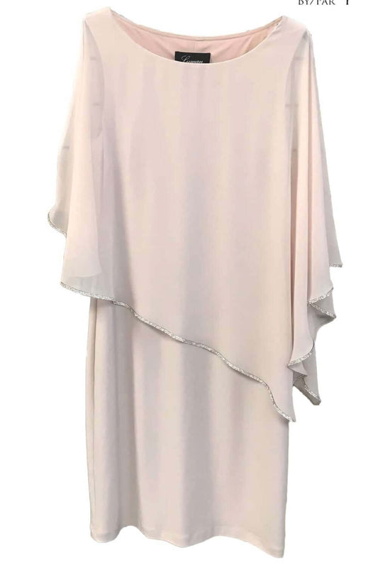 Frank Lyman Dress Style 188235 Blush from BelleMiaBoutique.com