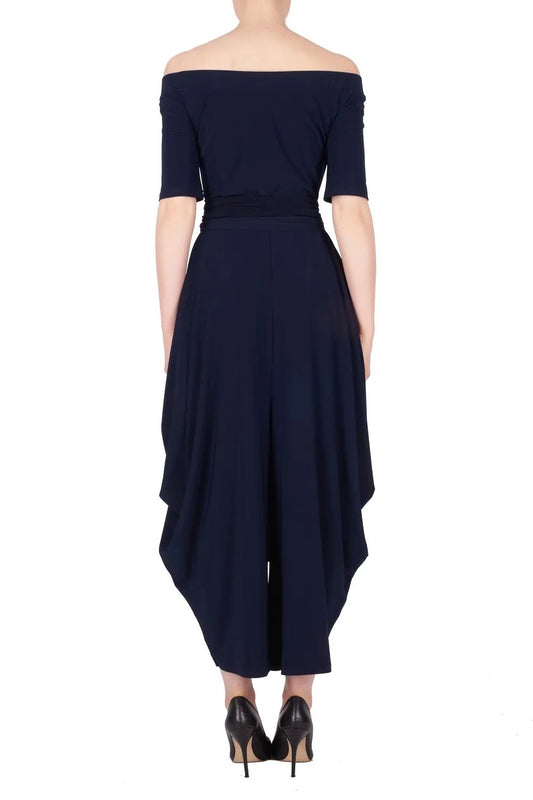 Joseph Ribkoff Jumpsuit 191051 Navy from BelleMiaBoutique.com