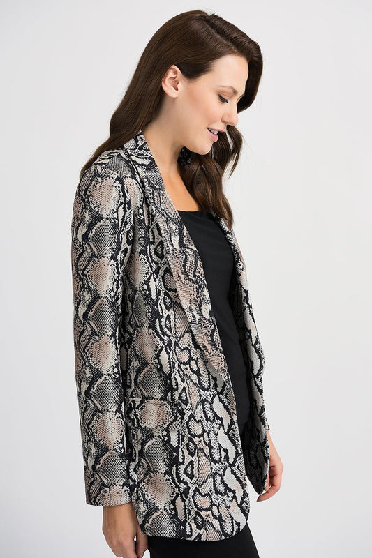 Joseph Ribkoff Blazer 201446 Beige/Black Belle Mia Boutique