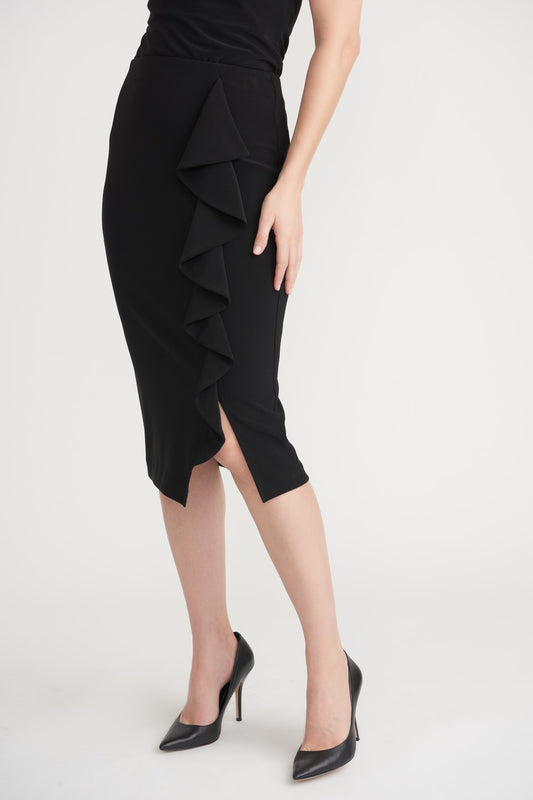 Joseph Ribkoff Skirt 203358 Black from BelleMiaBoutique.com
