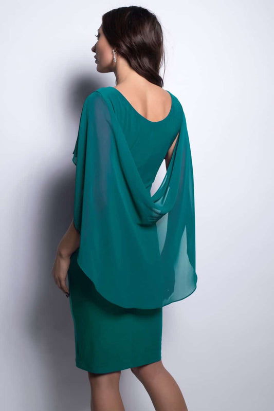 Frank Lyman Dress 209228-DG Duchess-Green Belle Mia Boutique