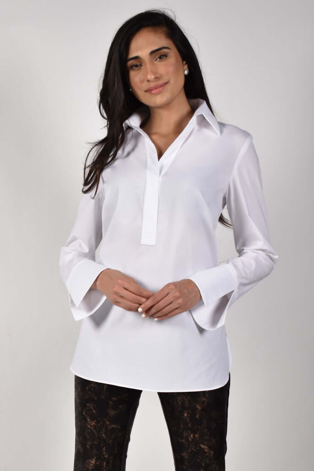 Frank Lyman Top 214684U White Belle Mia Boutique