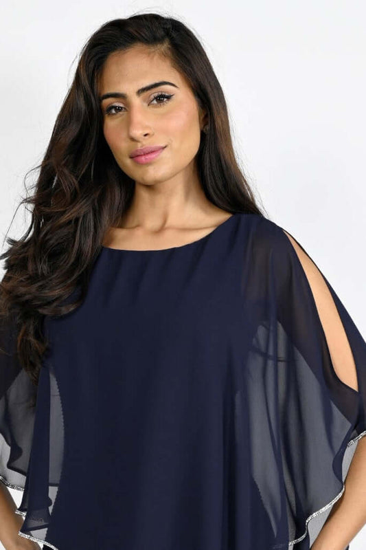 Frank Lyman Dress 219203-MIDN Midnight Belle Mia Boutique