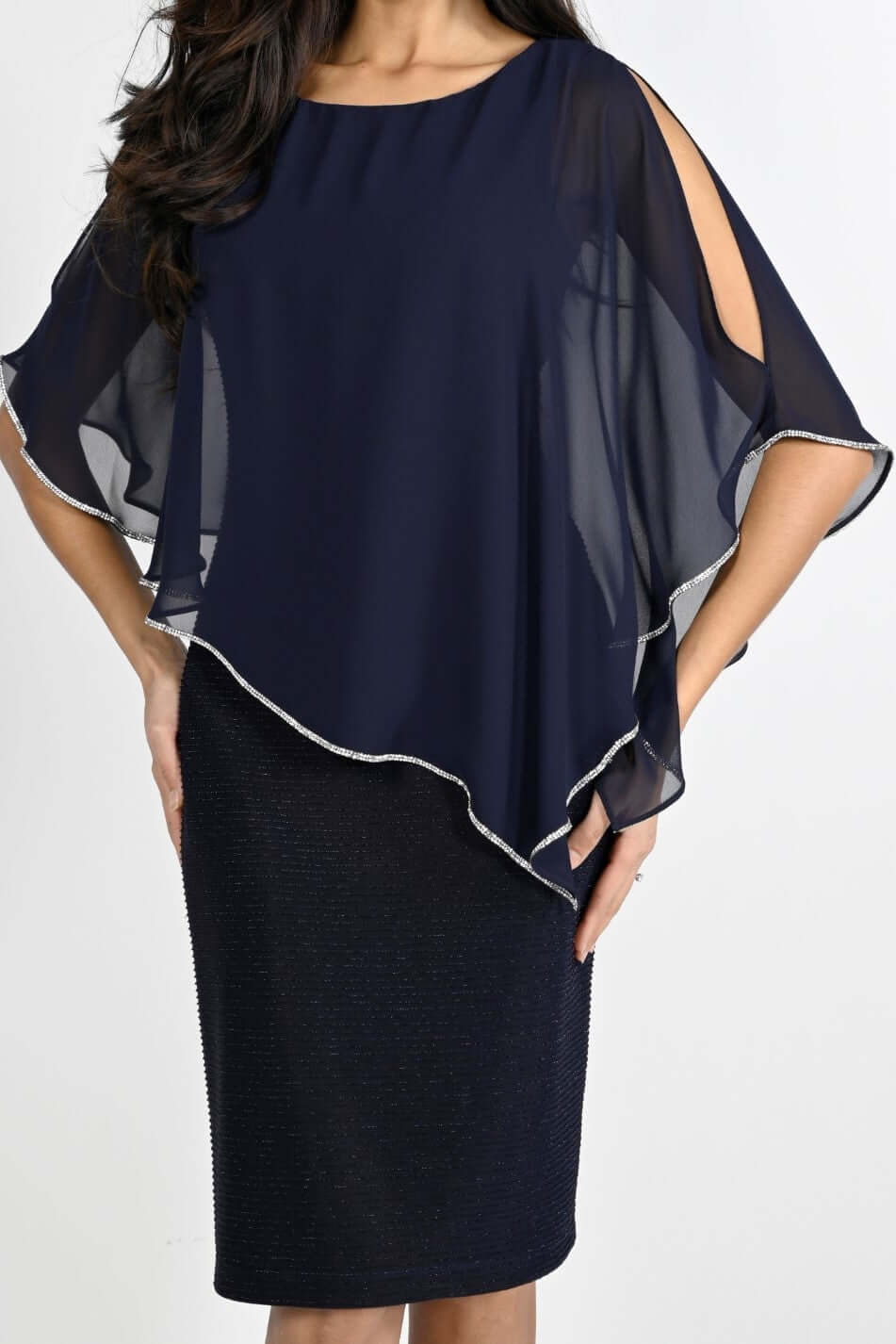 Frank Lyman Dress 219203-MIDN Midnight Belle Mia Boutique