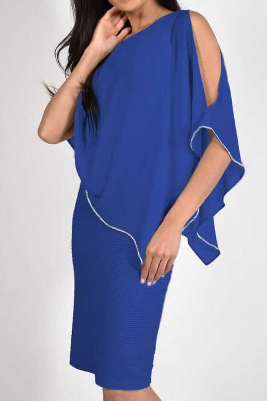 Frank Lyman Dress 219203-ROY Royal Belle Mia Boutique