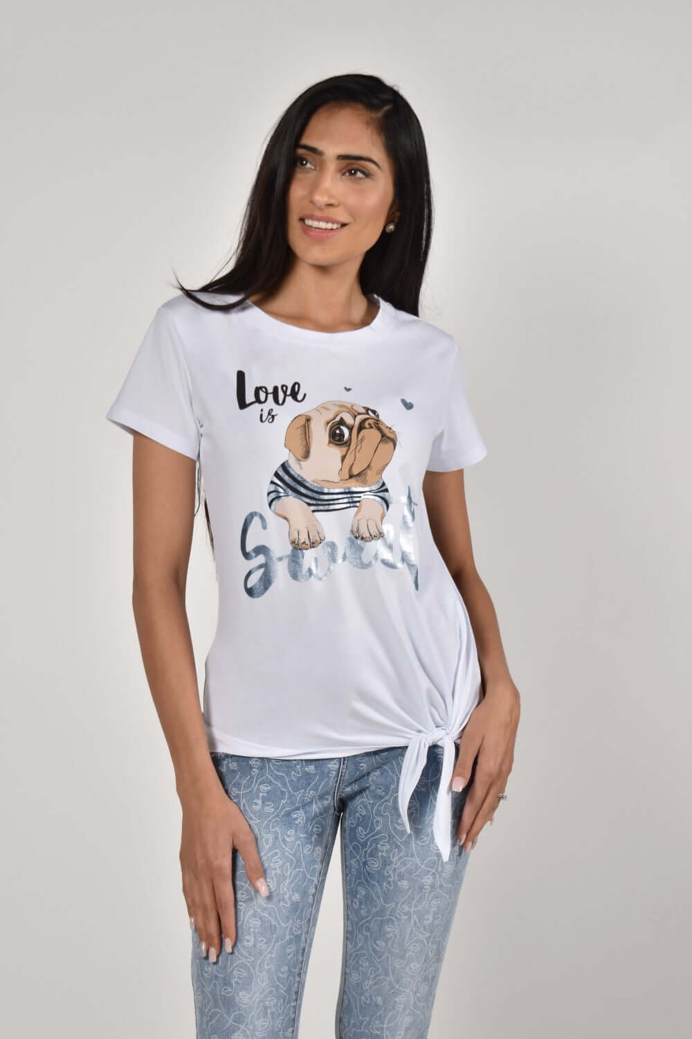 Frank Lyman Top 221130U White Belle Mia Boutique