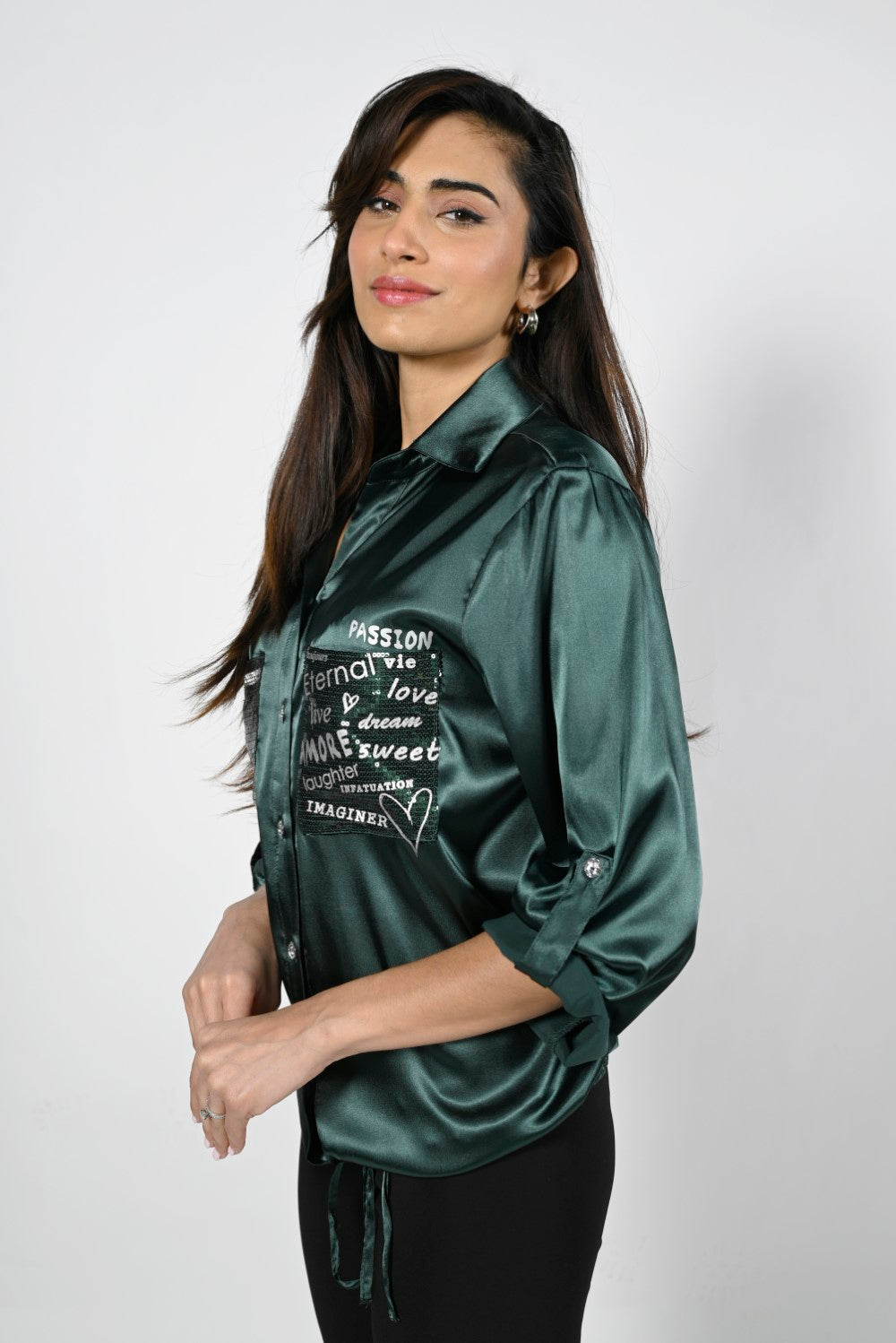 Frank Lyman Bluse 223409U-EMGR Emerald-grün