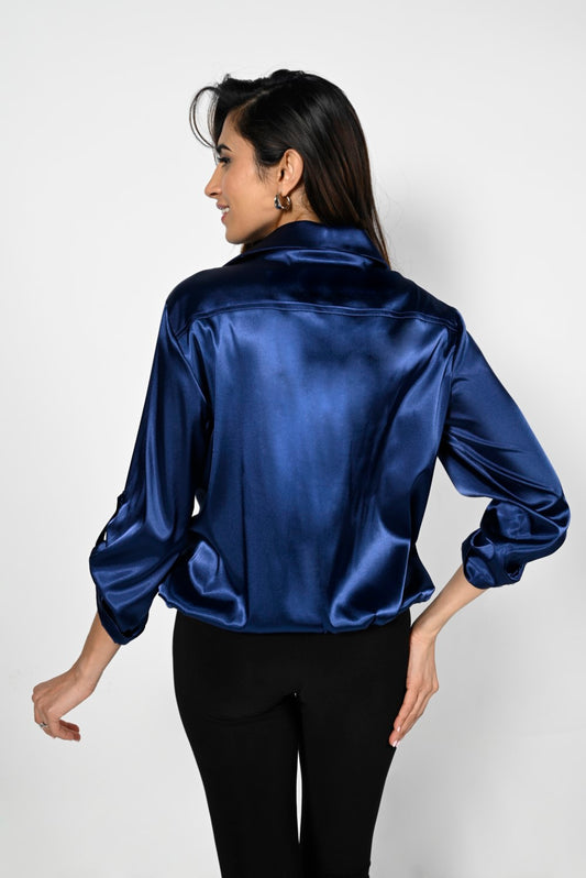 Frank Lyman Bluse 223409u-nvy Marine