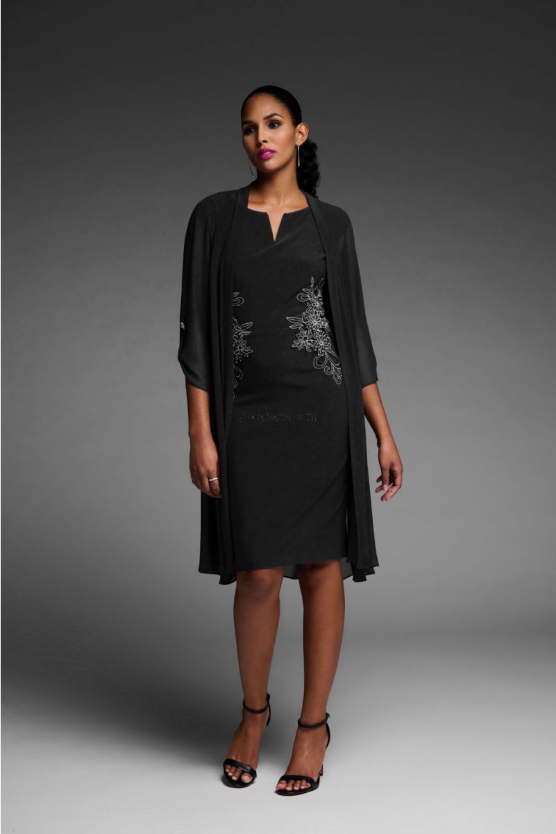 Joseph Ribkoff Chiffon vertuschen 223737 Schwarz