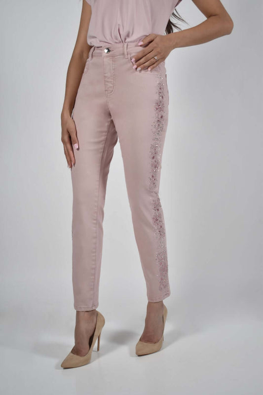 Frank Lyman Jeans 226138U Blush Belle Mia Boutique