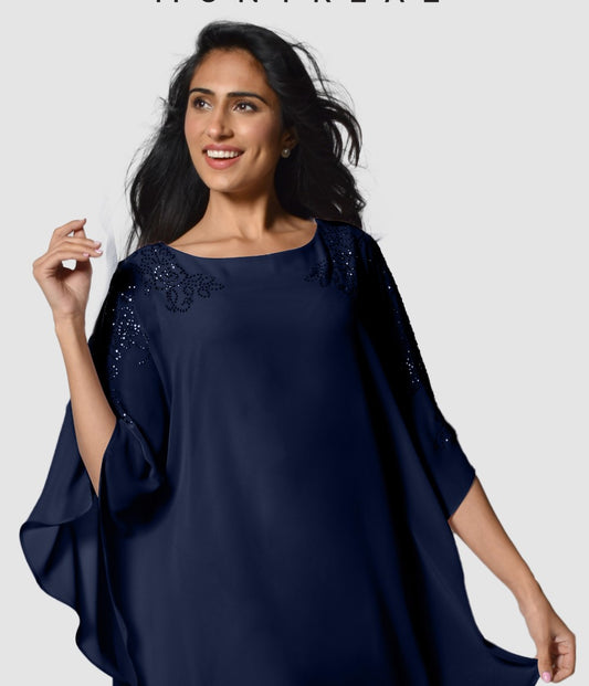 Lyman Kleid 228207-MID Mitternacht