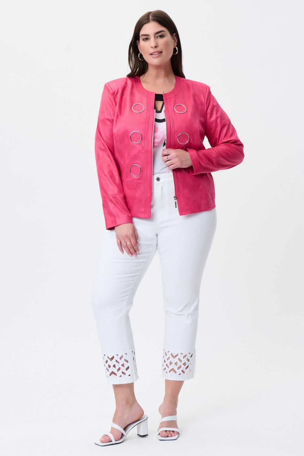 Joseph Ribkoff Jacket 231910-DP Dazzle Pink
