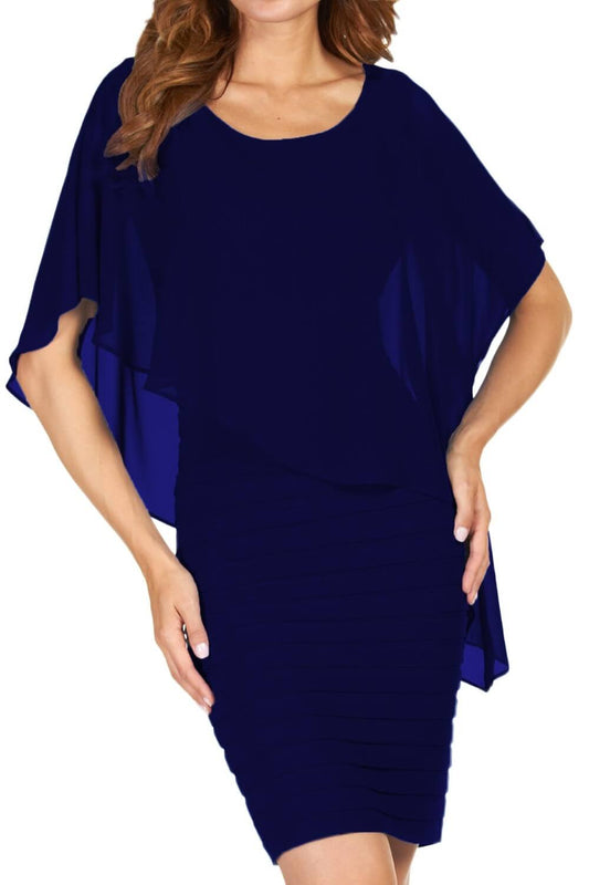 Frank Lyman Dress 51027-NVY Navy Belle Mia Boutique