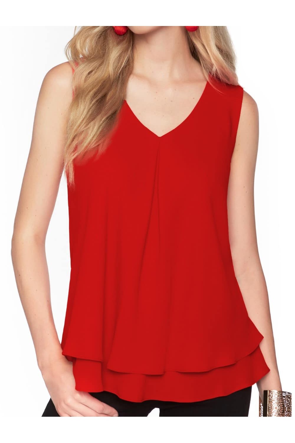 Frank Lyman Top Style 61175-TMA Tomato Belle Mia Boutique