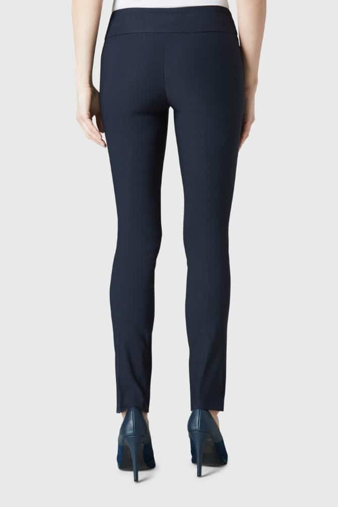 Lisette L Pant Style 805-03 Navy Solid Magical Lycra Belle Mia Boutique
