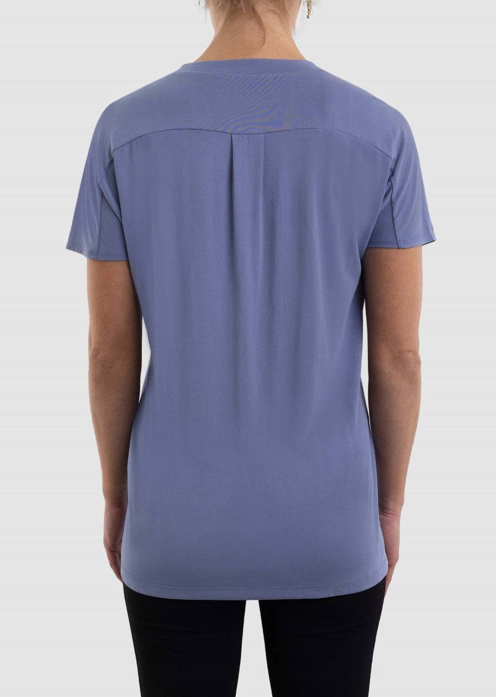 Lisette L Top 890114-47 Denim-Blue bmboutique1.myshopify.com