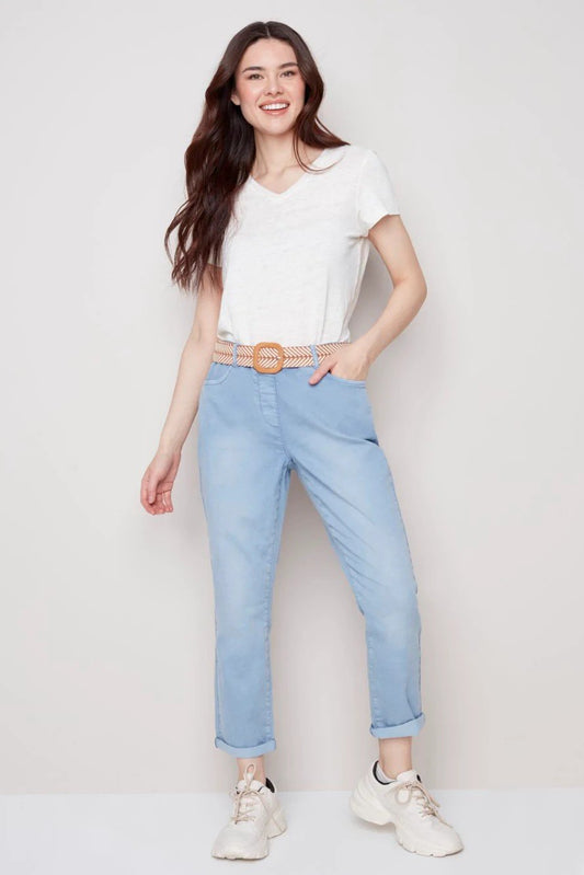 Charlie B Pant C5412-468B-198 Chambray