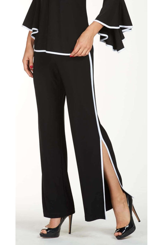 Frank Lyman Pant Style 181001 Black/White bmboutique1.myshopify.com