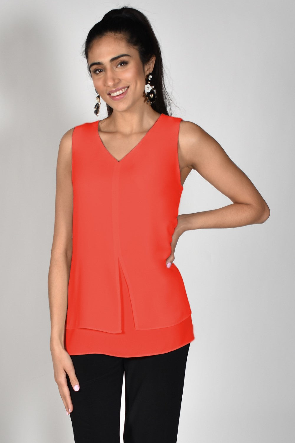 Frank Lyman Camisole 214326-Fir Fire