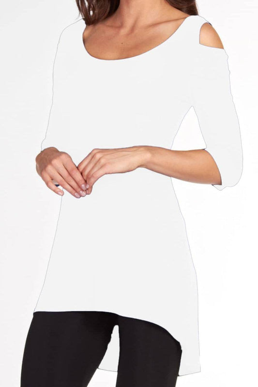 Frank Lyman Top Style 66026 Off-White Belle Mia Boutique