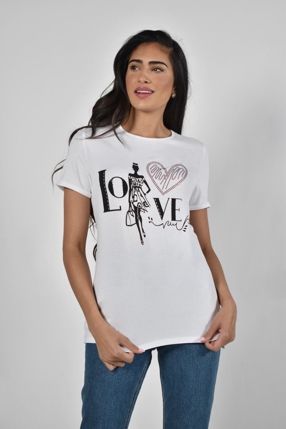 Frank Lyman Top 226115U White Belle Mia Boutique