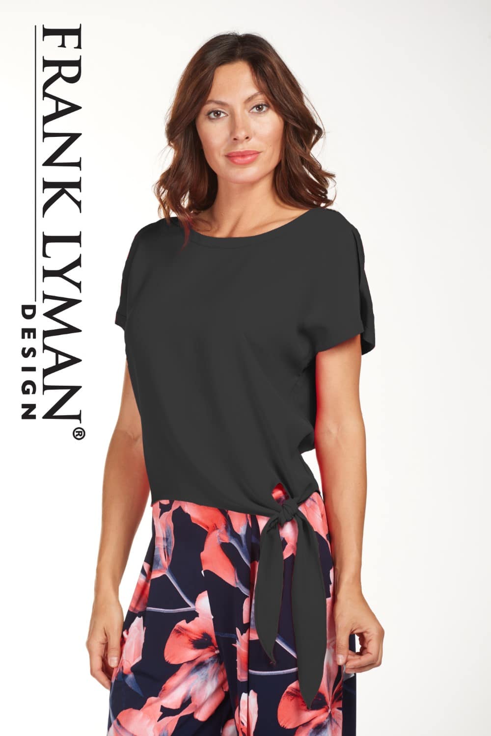 Frank Lyman Top Style 181224-BLK Black Belle Mia Boutique