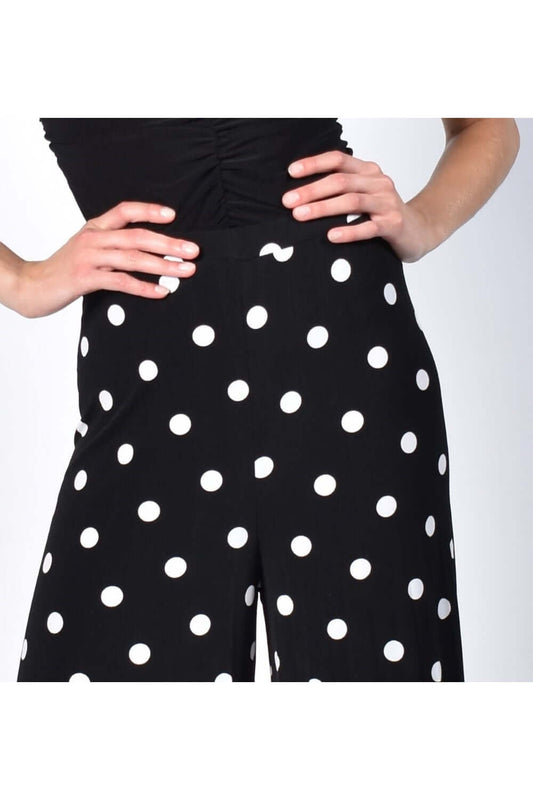 Frank Lyman Pant 216556 Black/White from BelleMiaBoutique.com