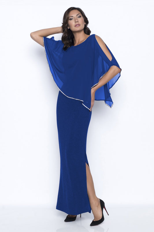 Frank Lyman Dress Style 179257-MB Marine-Blue