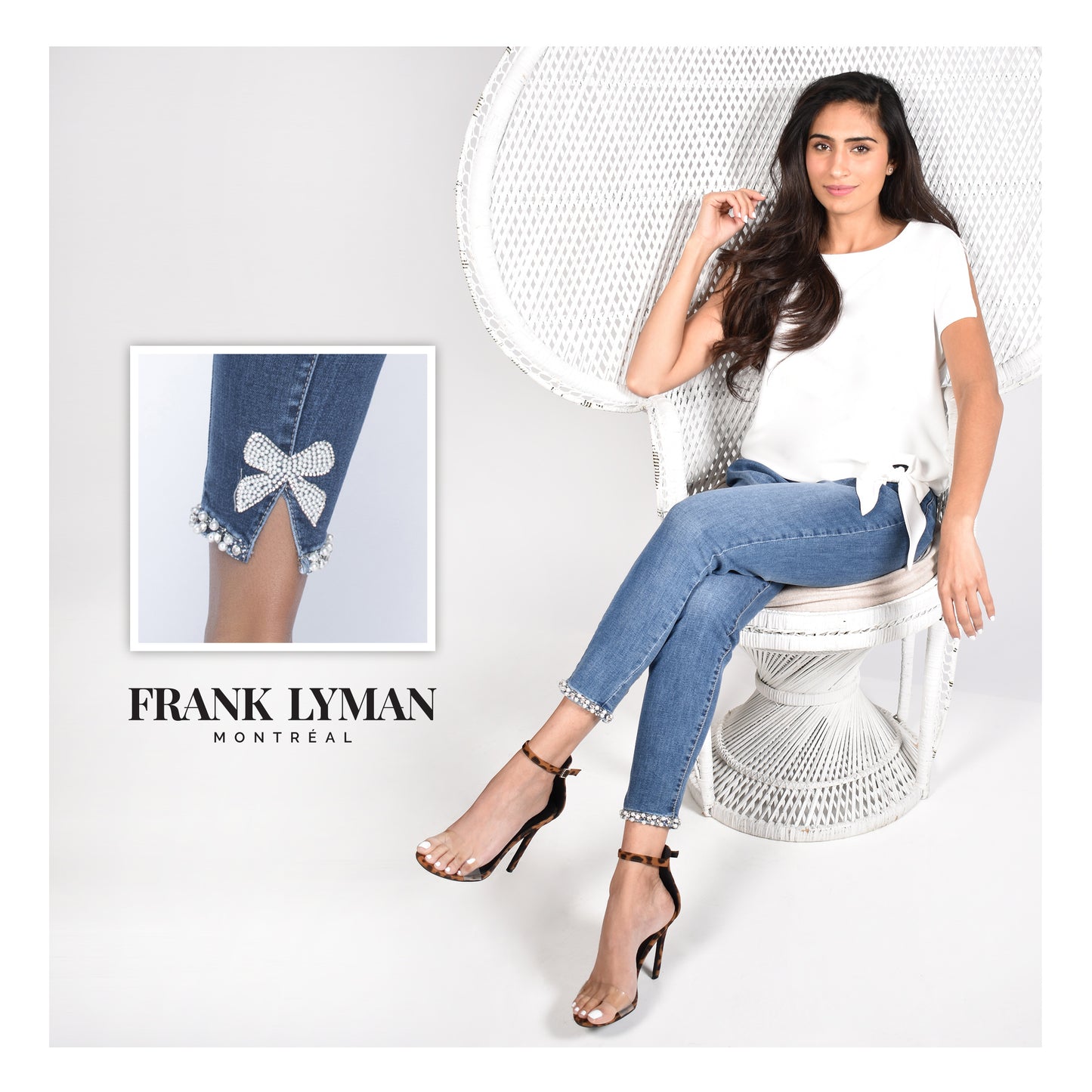 Frank Lyman 牛仔裤 190117U