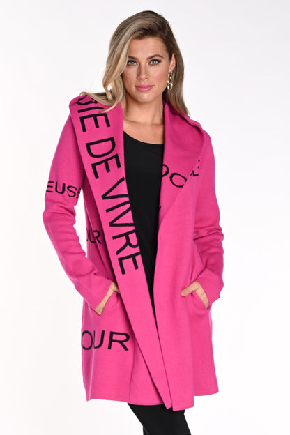 Frank Lyman Cover-Up 214144u-fb fucsia/nero