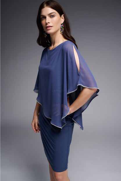 Joseph Ribkoff-kjole 223762-MID Midnight Blue