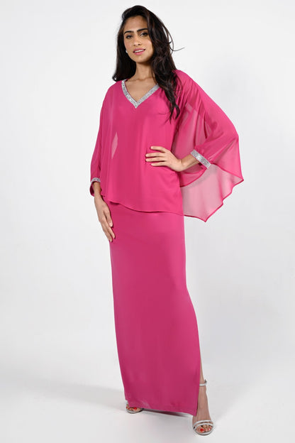 Lyman Dress 227009-MAG Magenta