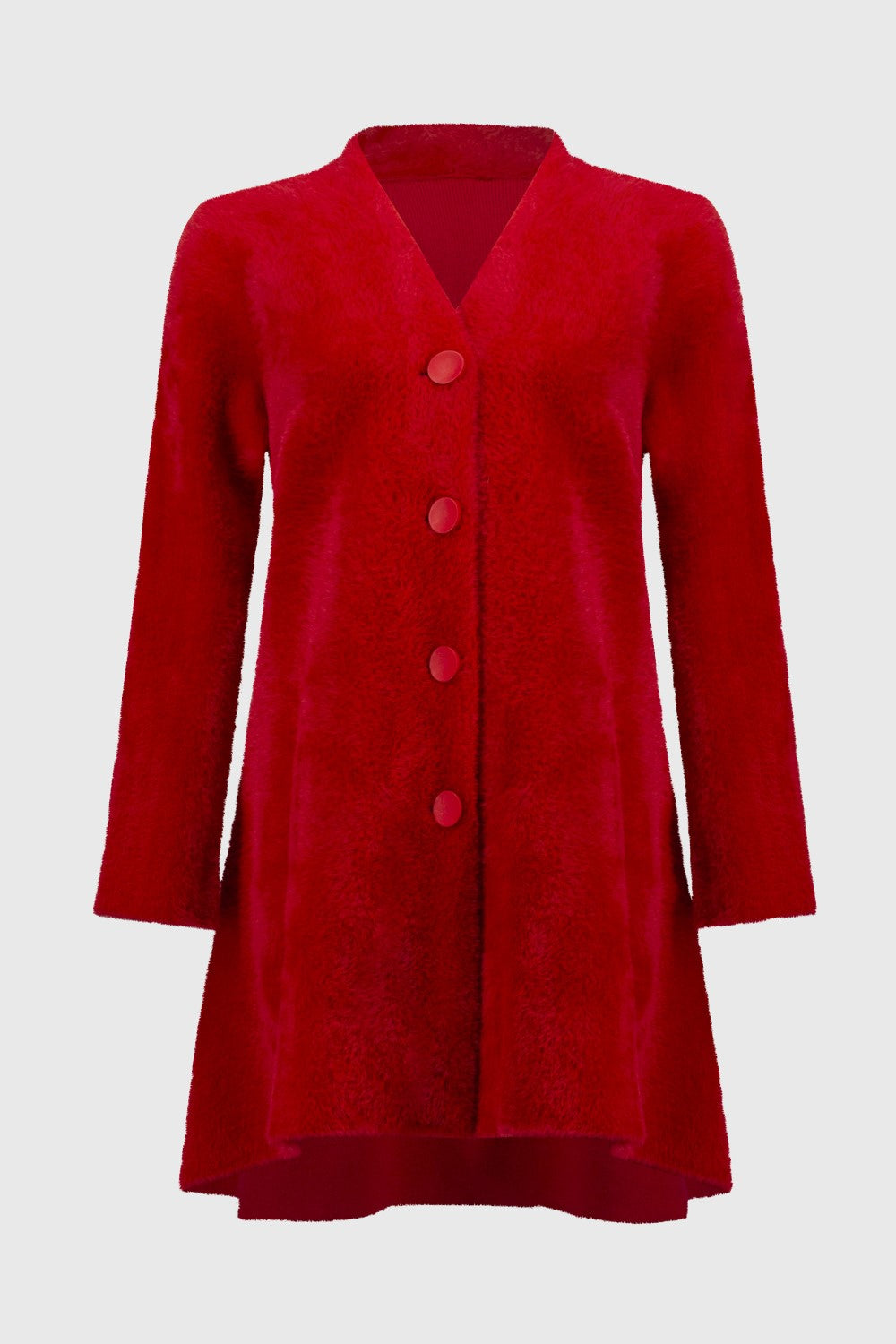 Joseph Ribkoff Coat 234906F24 Lipstick Red