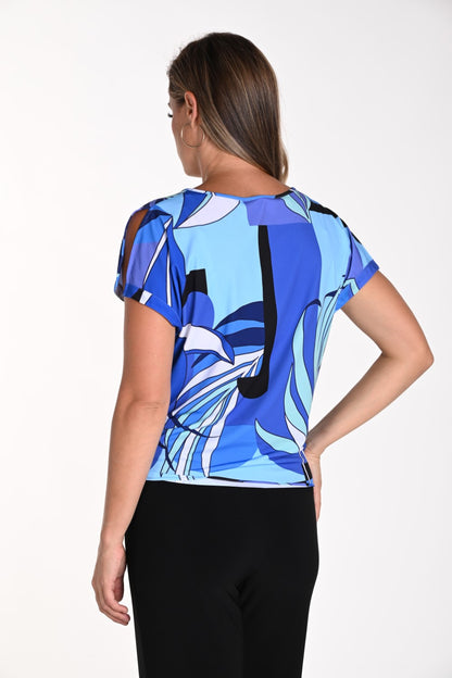 Frank Lyman Top 241218 Blau/Lila