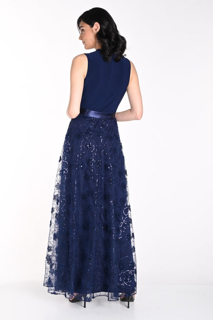 Frank Lyman Gown 242149 Navy