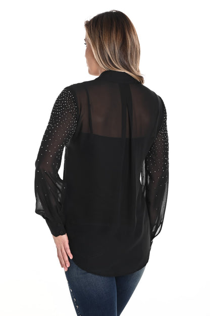 Frank Lyman Blusa 243414U negro