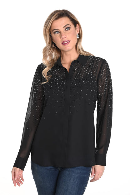 Frank Lyman Blusa 243414U negro