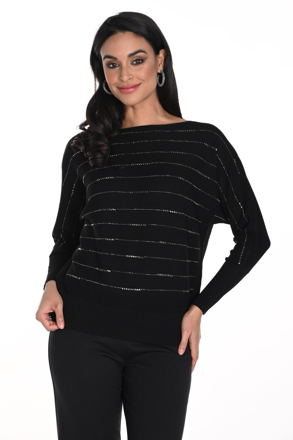 Frank Lyman Sweater 243437U Black/Gunmetal