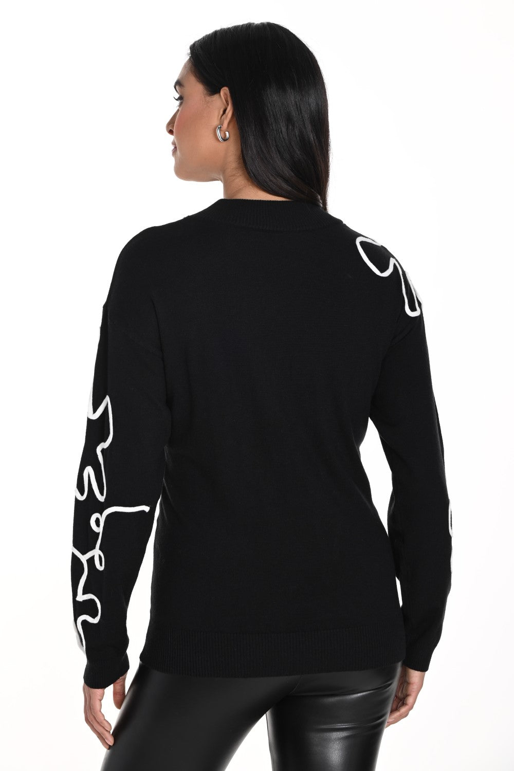 Frank Lyman Sweater 243449U Black/White