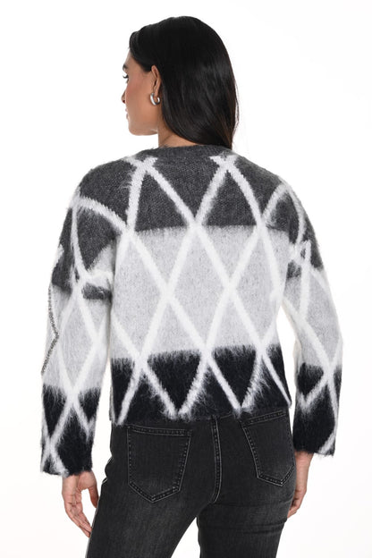 Frank Lyman Sweater 243473U Grey/Black